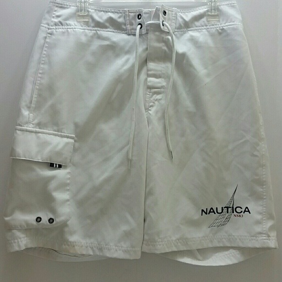 Men Nautica - Bañador,Solid Quick Dry Classic Logo Swim Trunk